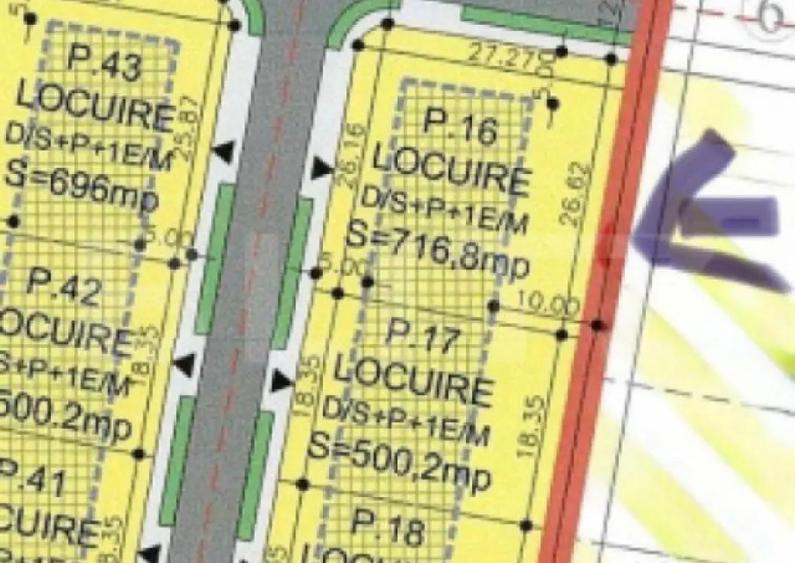 Teren intravilan 716,8 mp - 1