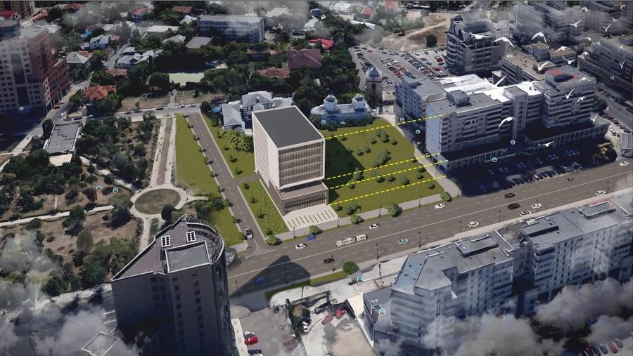 Teren de vânzare - A. Panu, vis-à-vis de parcarea Hotelului Hampton - 1