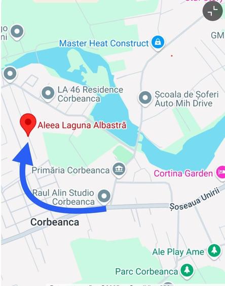 Teren | Corbeanca | Laguna Albastra Aleea | posibilitate schimb cu Ap. - 8