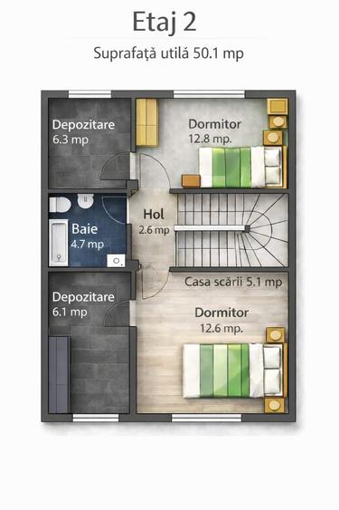 Vânzare vilă 5 camere direct dezvoltator P+2 + 3 terasă Tva inclus !!! - 15