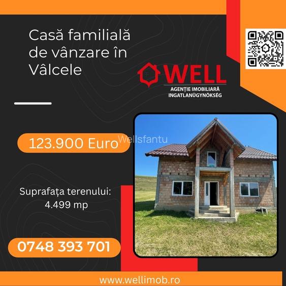 Casă familială de vânzare în Vâlcele