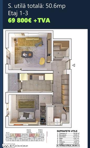 Apartament 2 camere Prelungirea Ghencea/ bloc nou 2026 cu lift/ stb - 5