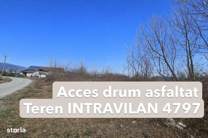 Teren intravilan 4.797 mp Bujoreni (Lazaresti) zona Lic, P+2E - 5