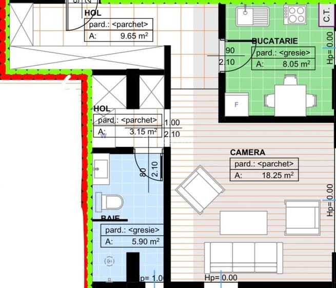 Garsoniera decomandata, 45mp, cartier 1 Mai, zona Parc Nicolae Romanescu Garsoniera decomandata, 45mp, cartier 1 Mai, zona Parc Nicolae Romanescu