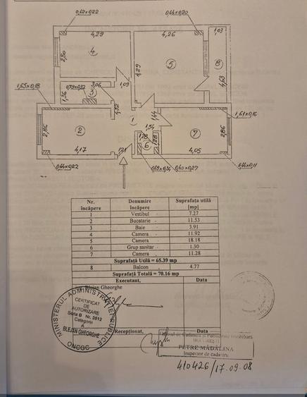 Apartament 3 camere – vis-a-vis de Școala 97, la 5 minute de metrou Timpuri Noi - 16