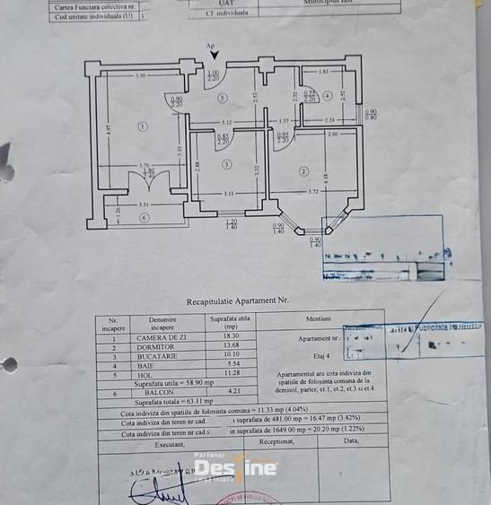 BUCIUM - Apartament 2 camere DECOMANDAT 63,11 mp + LOC DE PARCARE - 14