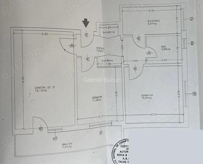 Apartament 3 camere Decomandat Sos.Giurgiului