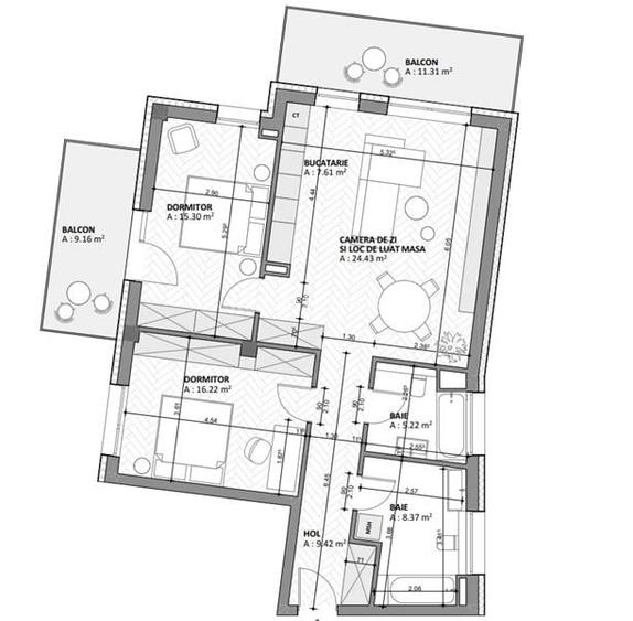 Vanzare apartament 3 camere de LUX locatie de exceptie Centru zona Piata Cipariu