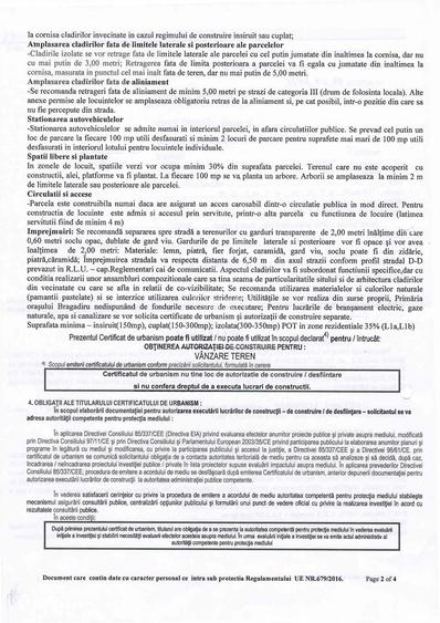 Teren Intravilan pe Safirului Bragadiru 3 Parcele: 555, 522, 524 mp