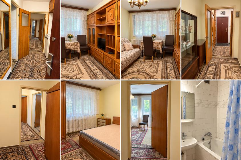 Apartament cu 3 camere semidecomandat, mobilat în Berceni