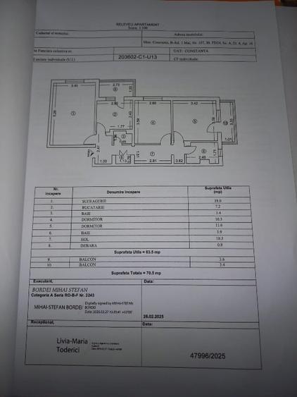 Apartament cu 3 camere decomandat în Km 4-5