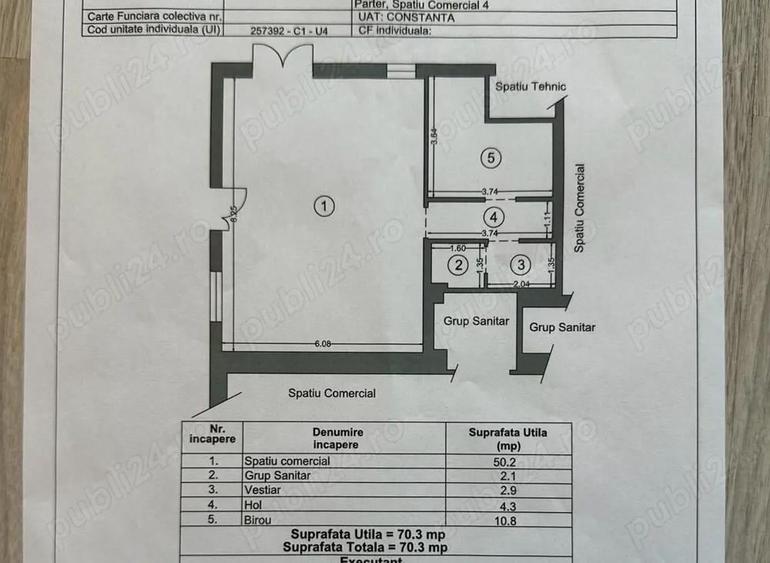 Inchiriez spatiu comercial 70 mp - Boreal Plus - 1