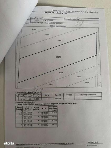 Teren 1250m de vanzare Ilfov - 1