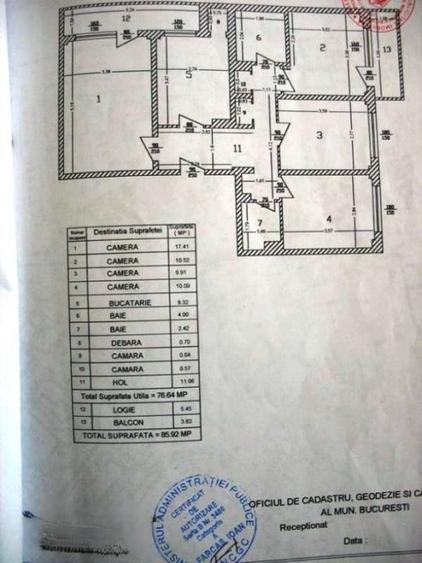 VANZARE APARTAMENT 4 CAMERE TINERETULUI – SCOALA NR.97 - 32
