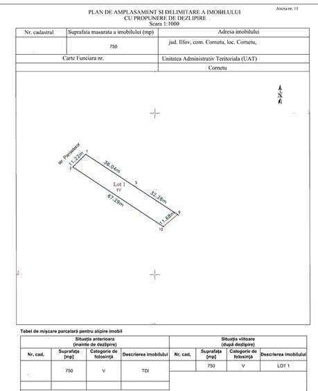 Cornetu, zona primariei, semistradal, 100metri Alexandriei! - 3
