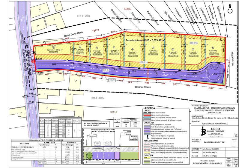Teren intravilan 9 parcele, cartier Stefan cel Mare, oportunitate top - 2