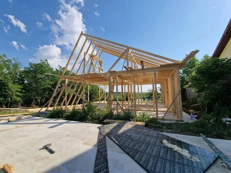 case din lemn A Frame - 5