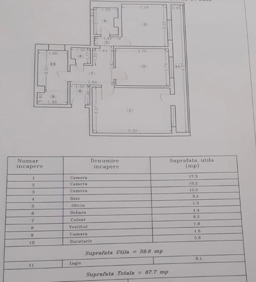 Apartament 3 camere, decomandat, sos Giurgiului - 1