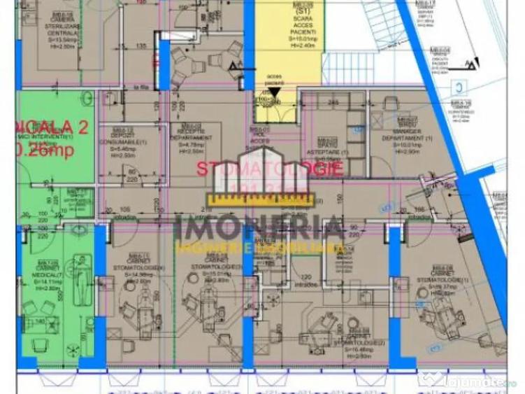 Clinica stomatologie-pregatiri tehnice full-150m metrou MB-0 - 3