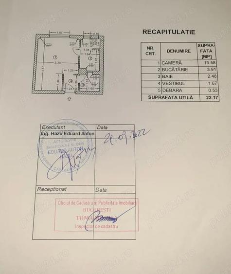 Garsonieră semidecomandată în Pantelimon