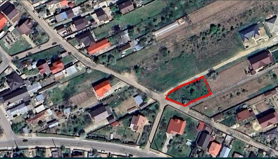 Teren de 597 mp, în Clinceni