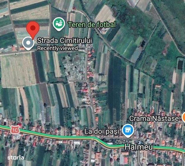 Teren de 2600 mp, în Halmeu