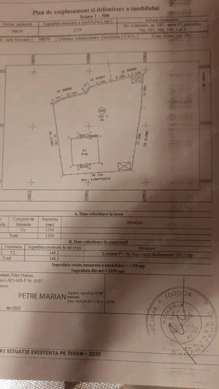 Casă cu 6 camere cu Teren 1359 Mp în Glina