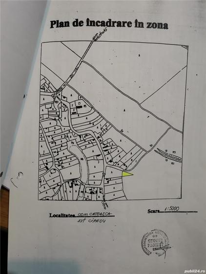Teren de 4125 mp, în Central