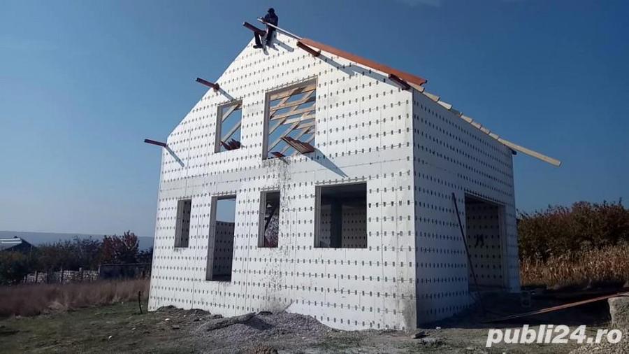 Cofraje din polistiren EPS100 cu element de legatura reglabila pentru constructii Case Pasive. - 8