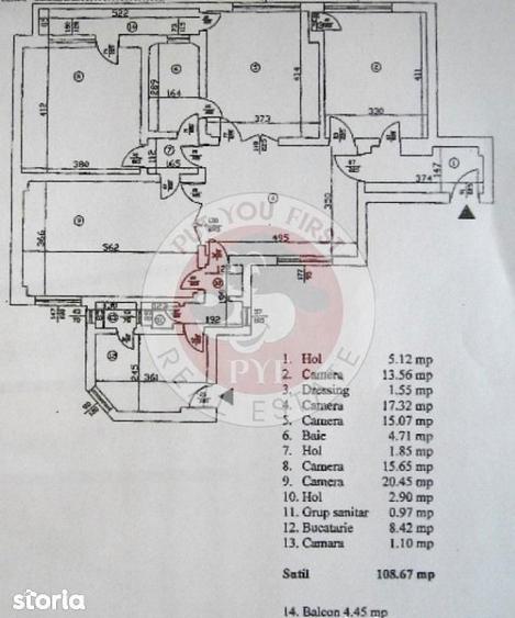 Romana | 5 camere | fara risc | 113mp | investitie | B11145 - 11