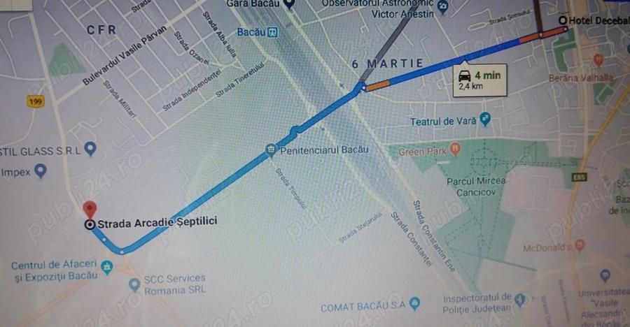 Inchiriez teren 500 mp la 4 minute distanta de centru Bacau - 1