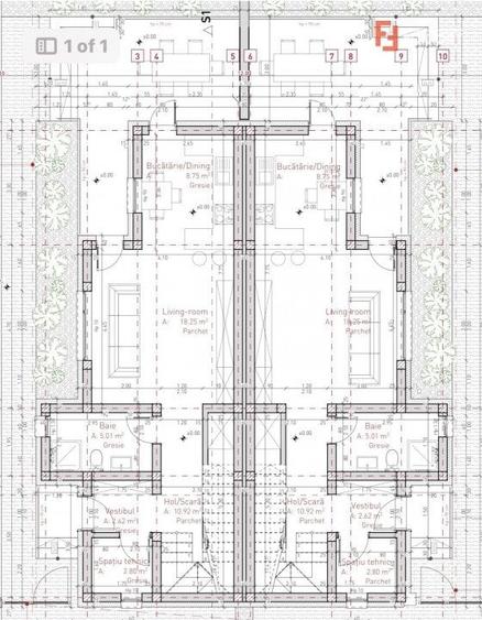 Duplex cu 3 camere si teren de 247 mp de vanzare in localitatea Sacalaz - 16
