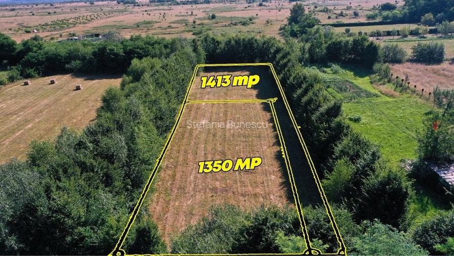 Teren extravilan de vanzare 1000 mp - zona Valea Avrigului
