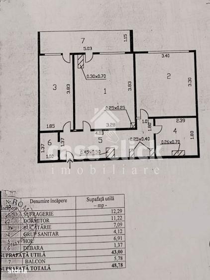 Apartament decomandat Tiglina 1 PS-uri, mobilat si utilat - 12