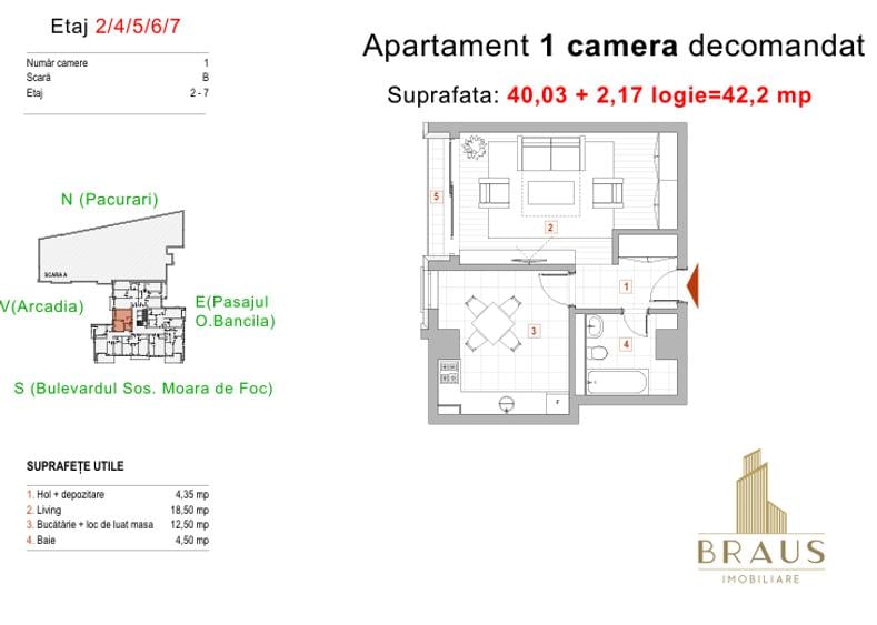 Cel mai exclusivist bloc din zona centrală – Braus Residence - 7