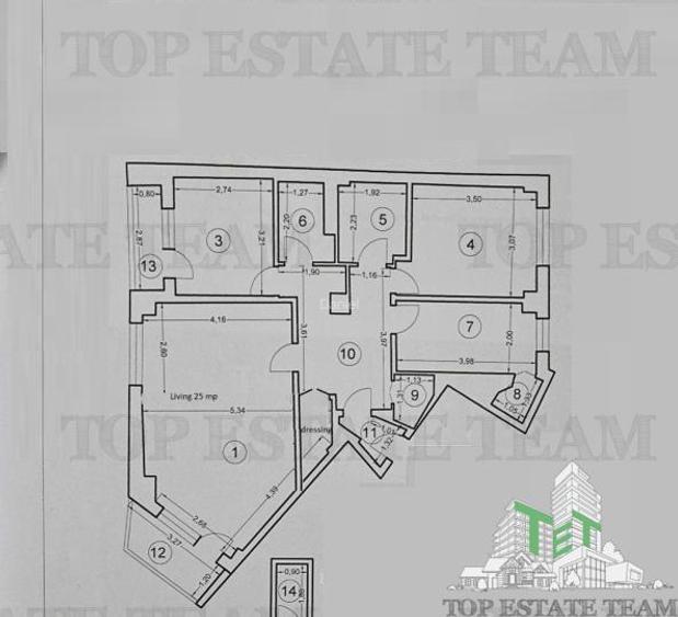 Vanzare apartament generos de 3 camere Turda- vedere spre parcul Regina Maria - 14