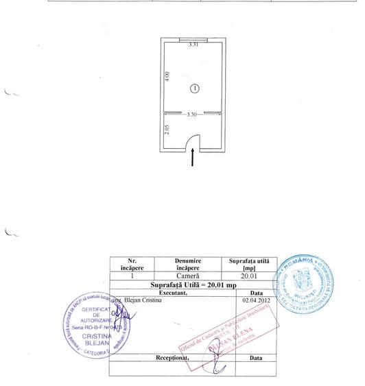 Vânzare garsonieră confort 2 - Aleea Moldovița - 12