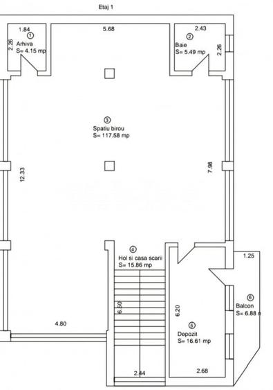 Spatiu de birouri de inchiriat utili zona Valea Aurie - 9