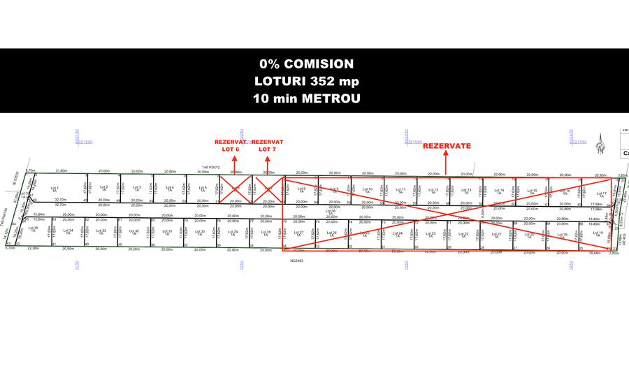 0% comision | Loturi casa 352mp Balaceanca | Utilitati | 10min Bucuresti - 1