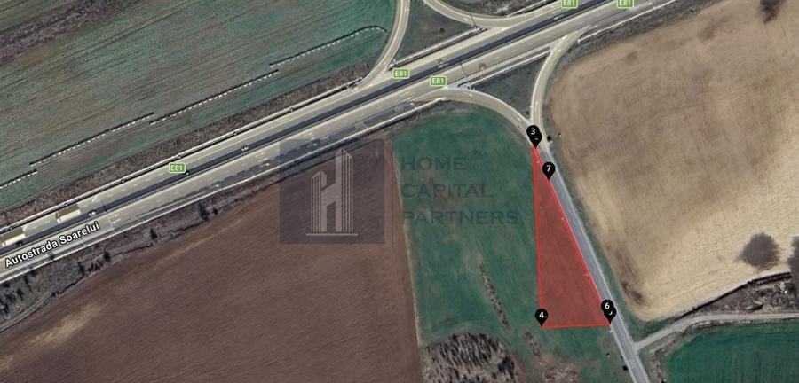 Teren intravilan 2.721 mp | Brănești Ilfov | Nod A2/E81 | UTR Lm1 - 3
