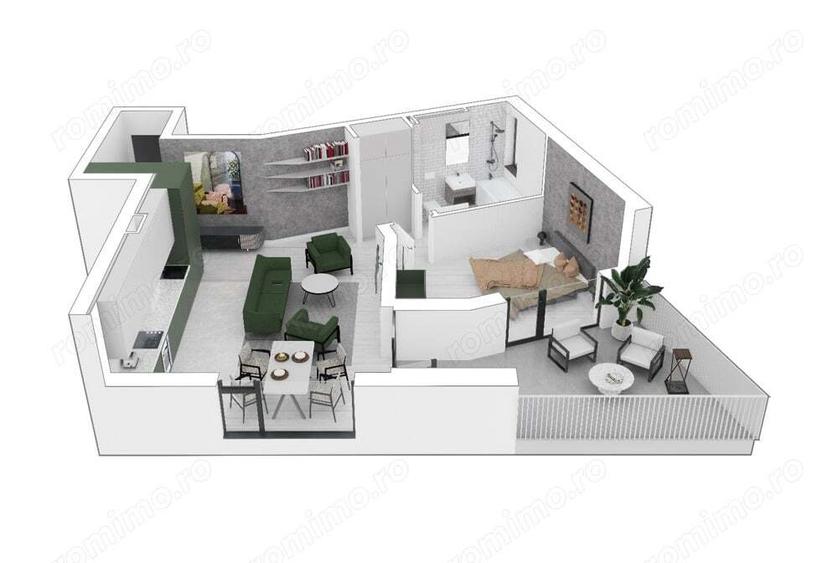 Apartament cu 2 camere de vanzare - 6