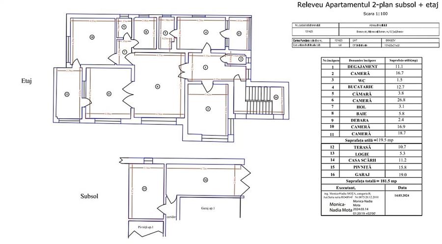 Vila cu 2 apartamente si teren de 670 mp. - 3