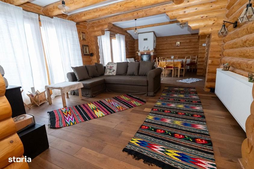 Casa premium din bu?tean,construita cu responsabilitate 980 mp teren - 20