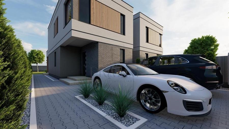 Duplex despartit prin camera tehnica - modern - teren 370 mp - 3