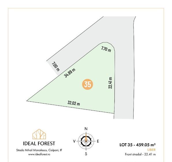 Teren 459mp deschidere la padurea Snagov! Mega reduceri de pret - 8