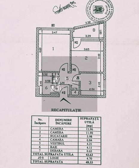 Apartament cu 2 camere decomandat în Berceni