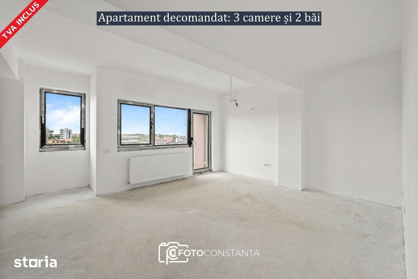 Apartament cu 3 camere decomandat în Palazu Mare