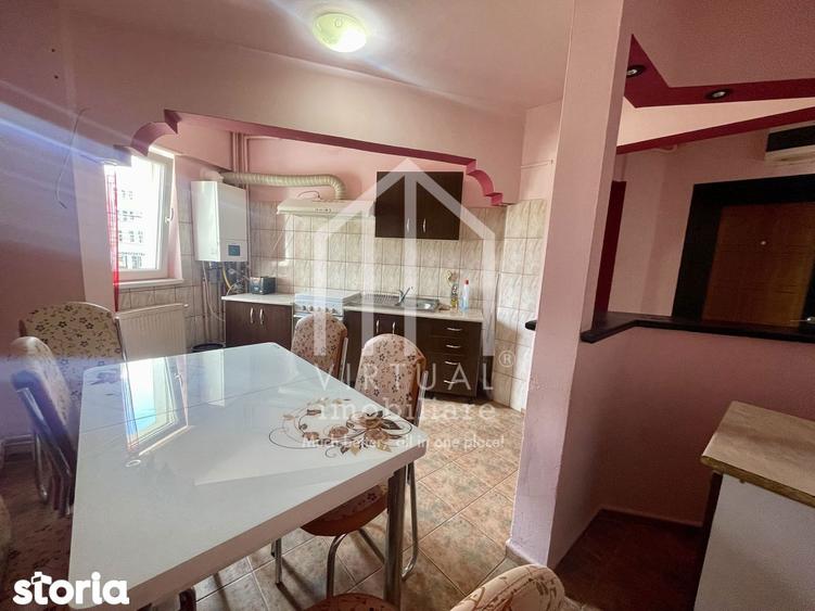 Apartament cu 2 camere decomandat, mobilat în Mihai Viteazul