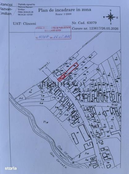 Teren intravilan 2.500 mp cu potential rezidential Clinceni - 1