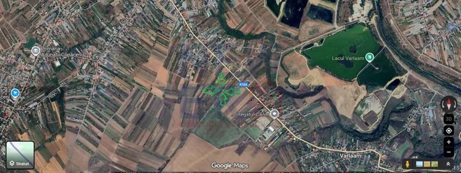 De Vanzare Teren 400 mp cu Autorizatie de contructie Adunatii Copaceni Giurgiu - 1